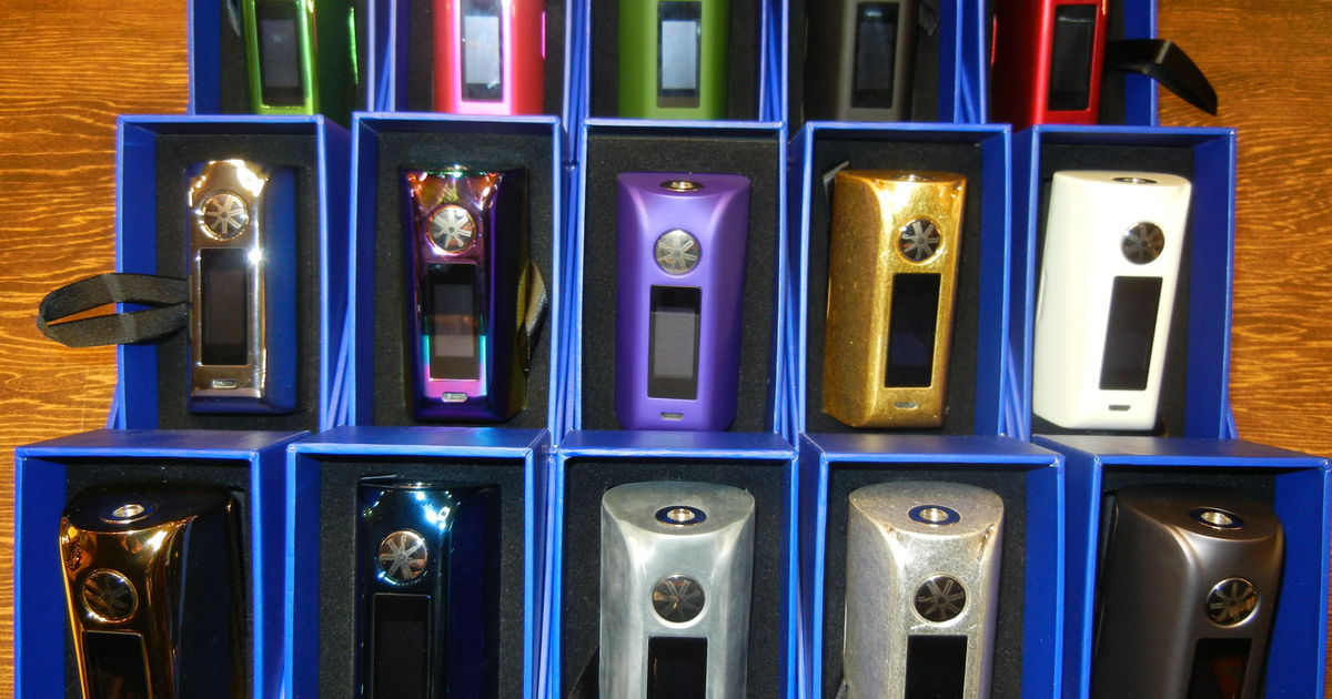 ASMODUS naked 電子タバコケース 青緑マーブル